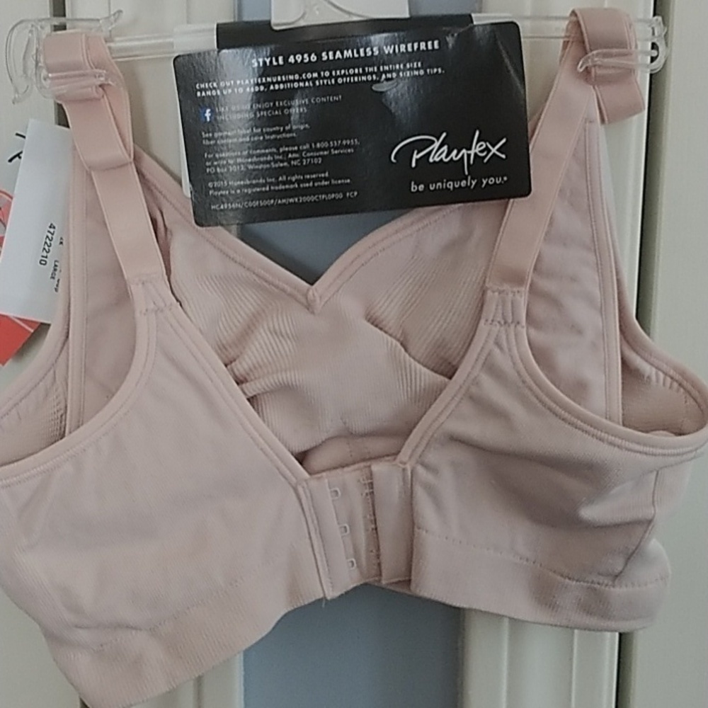 Playtex Nursing Bra Seamless Wireless Quick strap Bra L - Picture 10 of 13